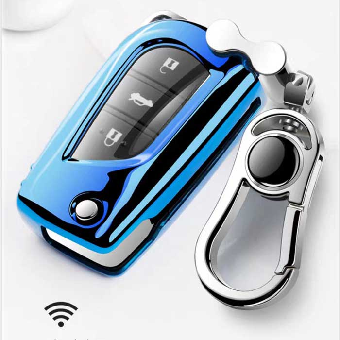 トヨタ 対応 スマートキーケース TOYOTAトヨタレイク カローラ ハイランダー カムリ 鋭志 専用 キーケース キーカバー キーホルダー スタイリッシュ 汚れ 滑り 傷 防止