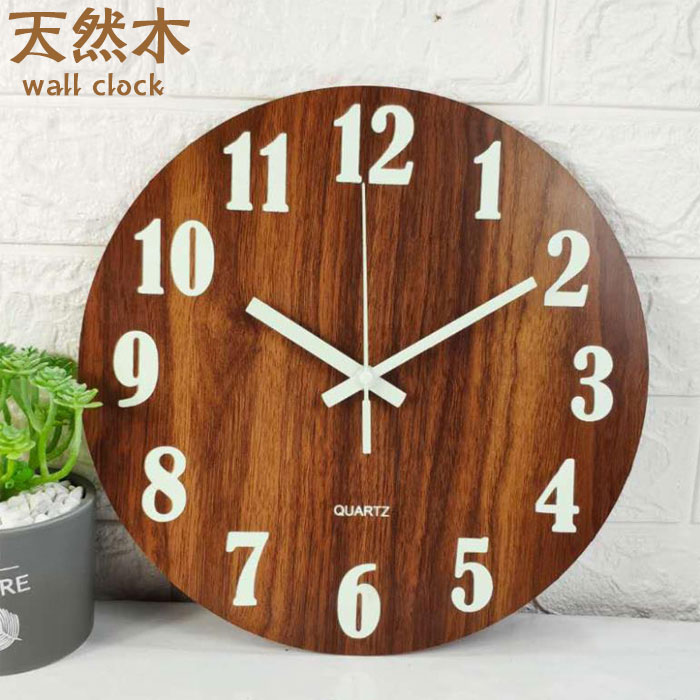 壁掛け時計 掛け時計 掛時計 時計 おしゃれ 北欧 壁掛け 木製 かけ時計 シンプル かわいい メンズ レディース ユニセックス インテリア 木目調 クロック ...