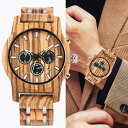 メンズ レディース 木製腕時計 木材 腕時計 デイデイト表示 多機能 手作り クォーツ時計 スポーツ クロノグラフ ユニーク 男女兼用