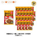 ＼5月10日・全品P5倍／ 5年保存 非常食 江崎グリコ 常備用カレー職人 カレー 中辛 1袋/170g 3食入 20袋セット