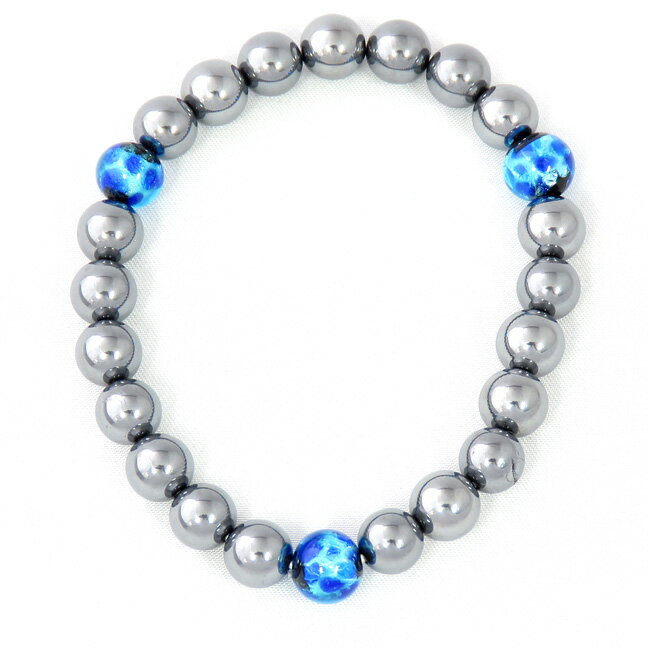 ブレスレット 約18.2cm パワーストーン テラヘルツ 8mm ビーズ 21玉 匠蛍玉 8mm 3玉 国産 日本製 オペロンゴム プレゼント ギフト tera...