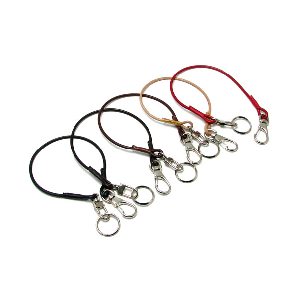 ウォレットチェーン 革 35cm 日本製 丸紐 オリジナル ショート マルチコード メンズ レディース ギフト メール便可