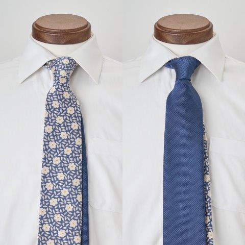 リバーシブルフラワーソリッドタイBLUE リバーシブルフラワーソリッドタイBLUE