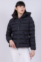 MONCLER モンクレール 国内正規品 / HERBE エルブ ブラック ホワイト ダウンジャケット レディース【2023-2024年秋冬新作】 【送料無料】