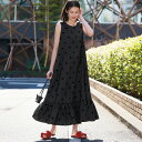 【17%OFF】ワンピース 春 きれいめ レディース カジュアル 大きいサイズ ロング ロングワンピース 20代 30代 40代 50代 ドット お出かけ 膝下...