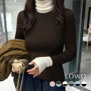【50%OFF】ニット トップス レディース 1枚で決まる 長袖 ゆったり 着痩せ セーター プルオーバー カットソー おしゃれ きれいめ 体型カバー かわいい 可愛い ハイネック タートルネック シンプル 無地 大きいサイズ 柔らかい インナー レイヤード風 バイカラー 春 秋 冬