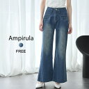 【22%OFF】パンツ デニム レディース 大きいサイズ ゆったり きれいめ デニムパンツ ジーンズ ワイド ハイウエスト ジーパン ロング ボトムス 大人 カ...