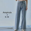 【18%OFF】パンツ デニム デニムパンツ レディース 大きいサイズ ゆったり きれいめ ジーンズ ストレートパンツ ハイウエスト ジーパン ロング ボトムス...