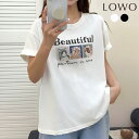 【15%OFF】Tシャツ レディース 半袖 カジュアル トップス カットソー 大きいサイズ ゆったり おしゃれ 薄手 1枚で決まる 着痩せ プルオーバー きれいめ 体型カバー かわいい 可愛い クルーネック 丸首 猫 プリント シンプル 柔らかい 綿 コットン 綿混 春 夏 春夏