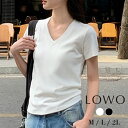 【24%OFF】Tシャツ レディース 半袖 カジュアル トップス カットソー 大きいサイズ ゆったり おしゃれ 薄手 1枚で決まる 着痩せ プルオーバー きれいめ 体型カバー かわいい 可愛い Vネック 無地 シンプル 柔らかい 綿 コットン ストレッチ 伸縮 コンパクト 春 夏