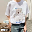 【22%OFF】Tシャツ レディース 半袖 カジュアル トップス カットソー 大きいサイズ ゆったり おしゃれ 薄手 1枚で決まる 着痩せ プルオーバー きれいめ 体型カバー かわいい 可愛い クルーネック 丸首 プリント 刺繍 アニマル シンプル 柔らかい 綿100% 春 夏 春夏