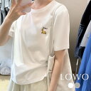 【12%OFF】Tシャツ レディース 半袖 カジュアル トップス カットソー 大きいサイズ ゆったり おしゃれ 薄手 1枚で決まる 着痩せ プルオーバー きれいめ 体型カバー かわいい 可愛い クルーネック 丸首 プリント ワンポイント シンプル 柔らかい 綿 コットン 綿混 春 夏