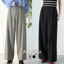 【25%OFF】パンツ レディース 大きいサイズ きれいめ ゴム 秋 冬 ワイドパンツ ストレートパンツ ロング ボトムス ロング丈 大人 カジュアル おしゃれ...