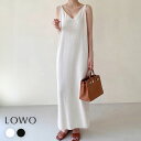 【19%OFF】ワンピース ロング きれいめ レディース ノースリーブ カジュアル お出かけ 膝下 着痩せ ゆったり おしゃれ 大きいサイズ かわいい シンプル...