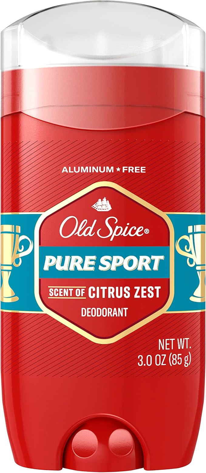 送料無料!5個セット!男のワキの匂いをシャットアウト!【Old Spice】 オールドスパイス デオドラント制汗剤 HEデオドラント(ピュアスポーツ)85g