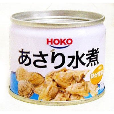 HOKO 宝幸 あさり水煮 130g缶 ×6缶 HOKO 宝幸 あさり水煮 130g缶 ×6缶