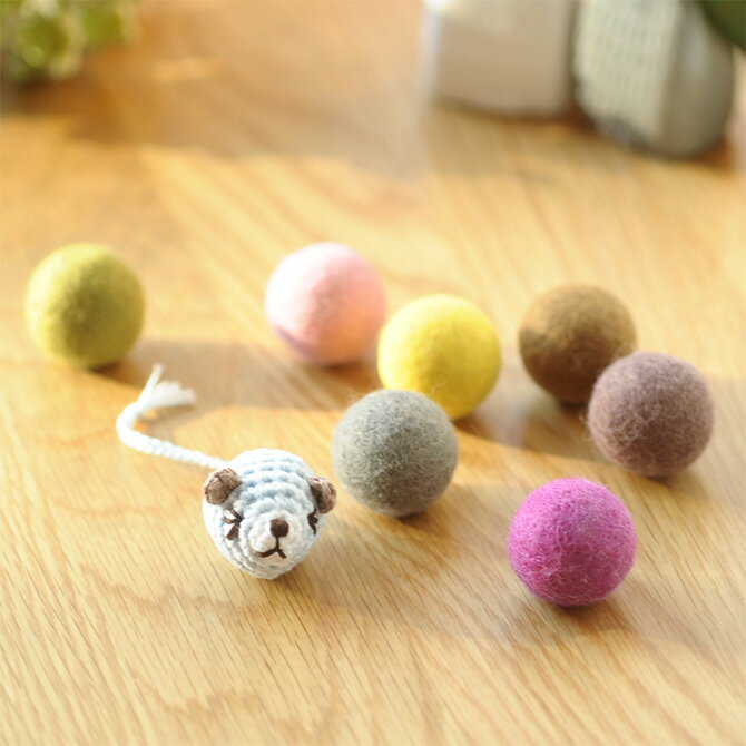 necono ネコノ いたずらネズミとコロコロボール 【ラッピング対応】 【メッセージカード対応】 猫 おもちゃ ボール ぬいぐるみ おしゃれ 猫用品 ギフト ...