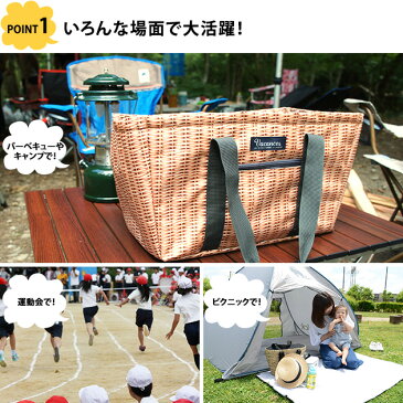 Vacances バカンス バカンス　クーラーショッピングトートバッグ PANIER(パニエ) 【ラッピング対応】 クーラーバッグ クーラーケース 保冷バッグ 保冷 バッグ エコバッグ レジカゴバッグ お買い物バッグ レジカゴ 運動会 【あす楽】