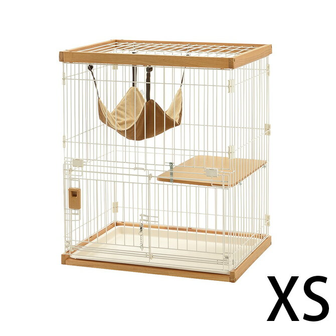 猫 ケージ Richell リッチェル 木製お掃除簡単キャットサークル XS ライトブラウン 【メッセージカード対応】 猫用 サークル キャットケージ ケージ ...