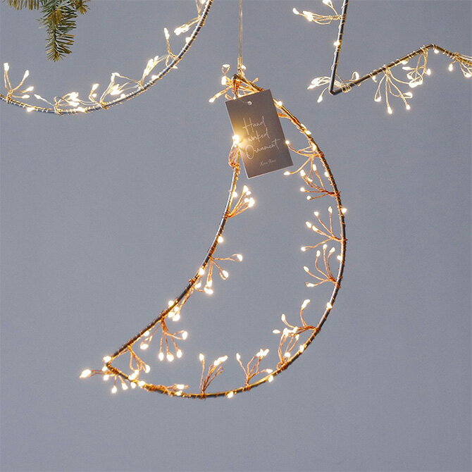 Horn Please ホーン プリーズ LEDライト ハンギングワイヤー クレセント 【ラッピング対応】 【メッセージカード対応】 LEDライト イルミネーション 飾り おしゃれ クリスマス 電飾 ワイヤー 吊るす ペット 子供部屋のサムネイル