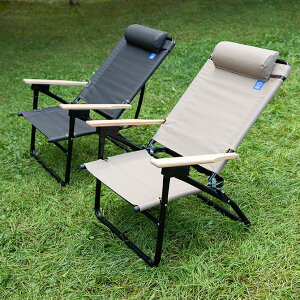 Whole Earth ホールアース リクライニング ハイバックチェア ステラ 【メッセージカード対応】 アウトドアチェア ハイバック 折りたたみ おしゃれ ロータイプ フォールディング デッキチェア ガーデンチェア キャンプ バーベキュー 【あす楽】