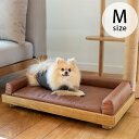Fumi フミ ペットのベッド Mサイズ 【メッセージカード対応】 犬用 猫用 ペットベッド ベッド 洗える ペットソファ レザー調 レザー風 革風