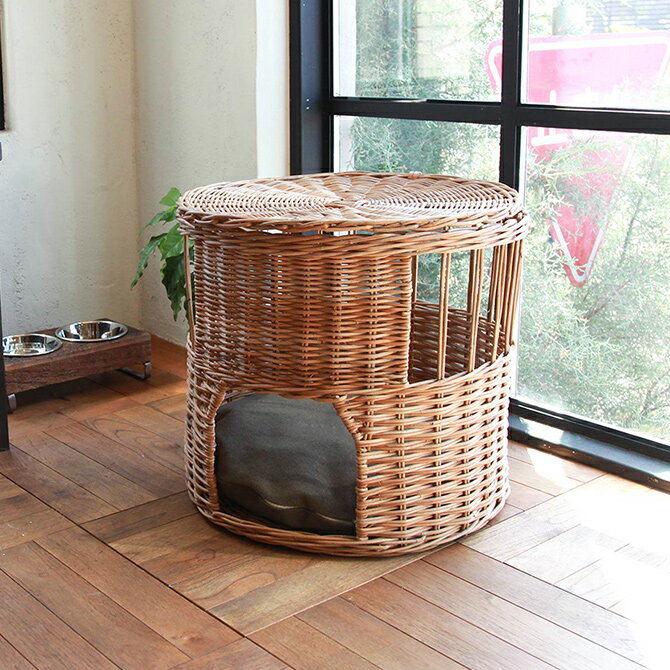 GROOM グルーム ねこハウス ふた付き　BY THE AROROG 【メッセージカード対応】 猫 ベッド キャットベ..