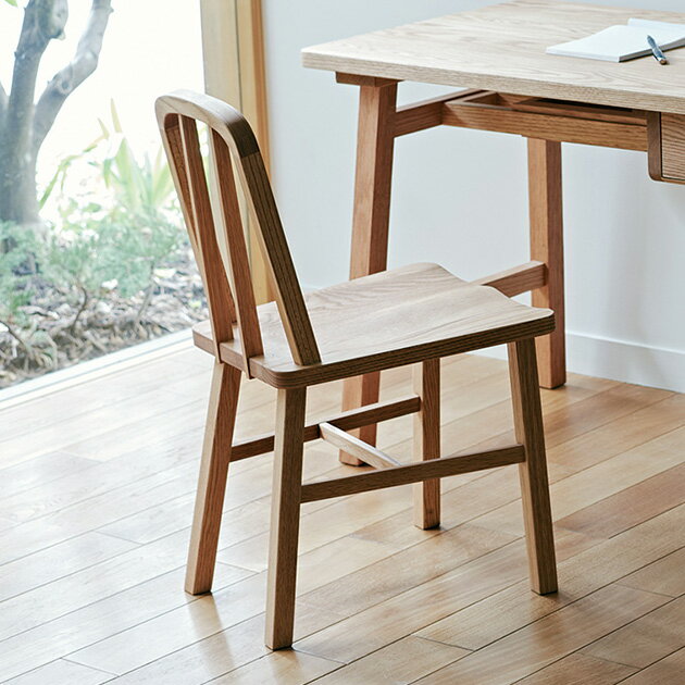 KKEITO ケイト ダイニングチェア ナチュラル チェア 肘なし 木製 オーク 無垢材 日本製 おしゃれ オイル仕上げ 椅子 いす イス 長時間 疲れない ナチュラル