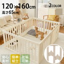 cocozari star ハイタイプ ペットサークル 120×160cm ペットサークル ドッグサークル ベビーサークル 星 スター 可愛い シンプル ドア付...