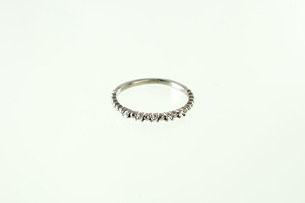 【ゆうパケットのみ送料無料】5ストーンピンキーリング ピンクゴールド|ステンレス|3号|重ね付け|ファランジリング|ミディーリング|関節リング|ゴールド|シルバー|ノンアレルギー|5粒|シンプル|小指|プチギフト|キュービックジルコニア|可愛い