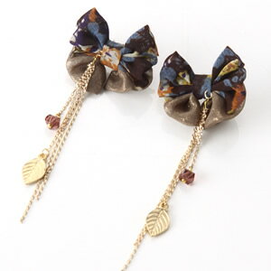 樂天商城 - ふんわりオーガンジーリボンピアス｜プレゼント｜ギフト｜pierce｜夏｜サマー｜アクセサリー｜