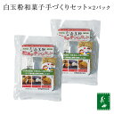 【送料無料】白玉粉和菓子手づくりセット × 2パック（ギフト
