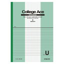 A4カレッジエース　8ミリ罫 ●罫種類：U罫（8mm罫×32行）●中紙枚数：40枚●外寸：縦297×横210mm●材質：中性紙 【関連商品はこちら】オフィシャルエコA4　糸綴じノートオフィシャルエコ　糸綴じノートオフィシャルエコA4　糸綴じノートオフィシャルエコA4　糸綴じノート