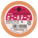 ビニールテープ　No200−19　橙 ●寸法：幅19mm×長10m●テープ厚：0．2mm●材質：基材＝PVC，粘着剤＝ゴム系 【関連商品はこちら】エスロンテープ青　19X10エスロンテープ青　19X20エスロンテープ青　19X10エスロンテープ青　19X10