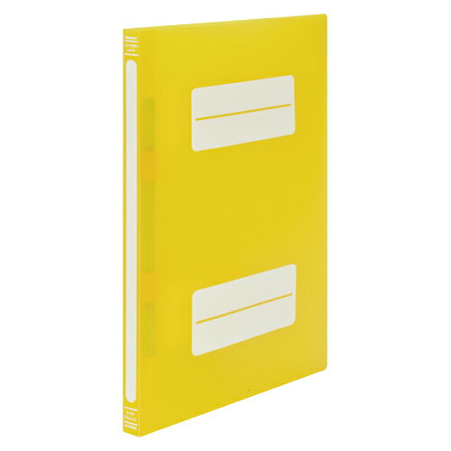 フラットファイルPPA4SイエローC ファイル ケース パンチ式ファイル フラットファイル ナカバヤシ フF-PP80-YC 4902205640868