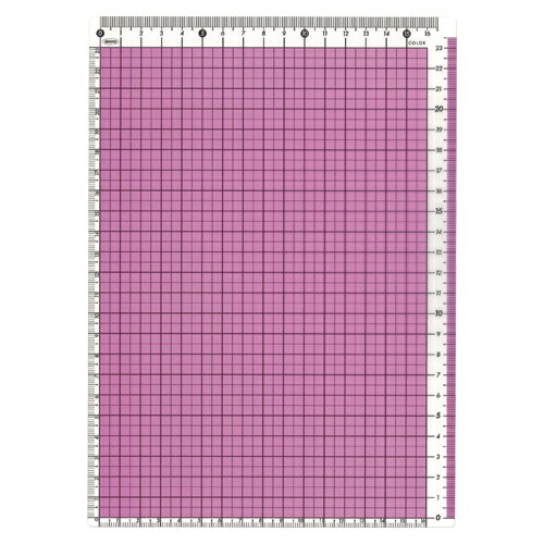 カラー方眼下敷 B5判 ピンク 筆記具 鉛筆 下じき 下敷き 共栄プラスチック CPK-B5-P 4963346115103