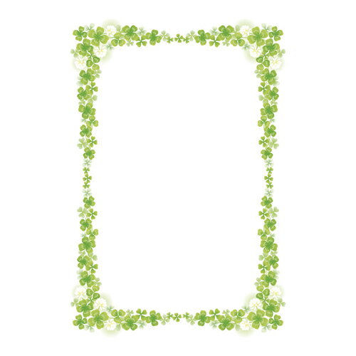 証書用紙 A4判 クローバー 生活用品 家電 セレモニー アメニティ用品 賞状用紙 ササガワ 10-1703 4974268253576