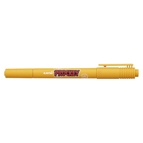 ユニプロッキー細字丸芯 黄土色 筆記具 マーカーペン サインペン 水性マーカーペン 三菱鉛筆 PM120T.19 4902778022733