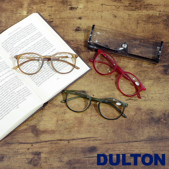 メール便 老眼鏡 おしゃれ レディース メンズ シニアグラス 女性 リーディンググラス DULTON ダルトン READING GLASSES 眼鏡 ブラウン/グリーン/レッド YGF118 メガネケース付き 老眼 1.0 1.5 2.0 2.5 ギフト プレゼント 敬老の日 父の日 母の日