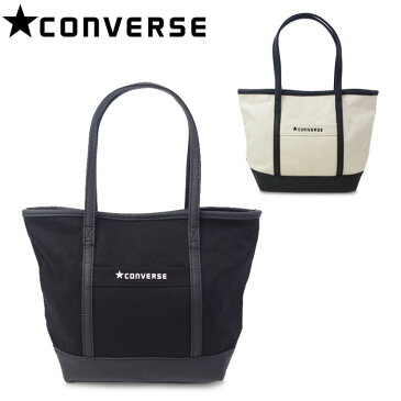 CONVERSE コンバース バッグ トートバッグ キャンバス レディース スモールトートバッグ フェイクレザー ブラック/ホワイト 14536000 ランチバッグ シンプル 小さめ ミニトートバッグ ミニトート 通勤 通学 ブランド 学生