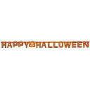 ハロウィン 飾り グッズ Paper Halloween Banner ベランダ 玄関 リビングを素敵にデコレーション あす楽