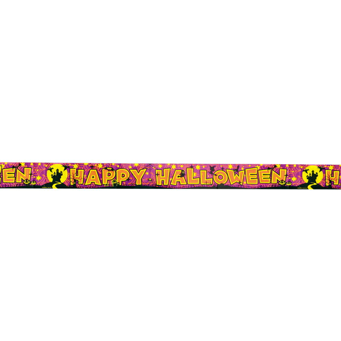 ハロウィン 飾り グッズ Happy Halloween Long Banner ベランダ 玄関 リビングを素敵にデコレーション あす楽