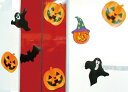 Glitter Pumpkin Paper Wall Deco ハロウィングッズ デコレーション ハロウィンかぼちゃ ゴースト 魔女 あす楽