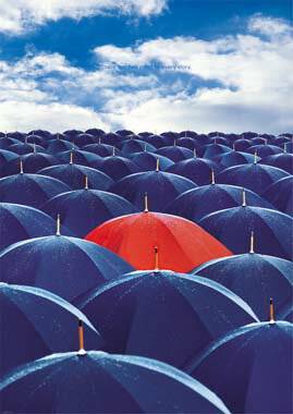 ポスター Umbrellas /傘 アンブレラ お部屋 お店のデイスプレイに 模様替え インテリア イメージチエンジ