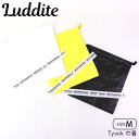 巾着袋 中 巾着 ポーチ M タイベック LUDDITE ラダイト Tyvek ブラック イエロー ホワイト LDTV-KINM 巾着バッグ おしゃれ シンプル...