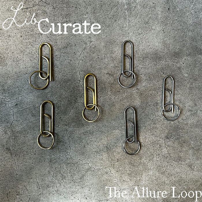 キーホルダー おしゃれ キーリング バッグ チャーム アウトドア 鍵 The Allure Loop アンティーク調 LibCurate プレゼント ギフト