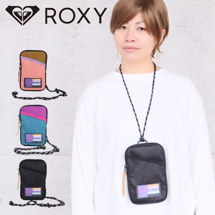 ロキシー ショルダーバッグ レディース ミニショルダーバッグ ROXY ロキシー ネックポーチ スポーツブラン 撥水 ADVENTURE NECKPOUCH RBG234817 ブランド 縦型 タテ 軽量 軽い 旅行 レジャー サブバッグ アウトドア スポーツ フ