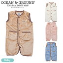 OCEAN&GROUND オーシャンアンドグラウンド スリーパー キッズ ベビー 冬 フリース ワッペン 1221701 子供 赤ちゃん どうぶつ ふわふわ おくるみ 新生児 寝具 出産祝い 2WAY 冬 男の子 女の子 防寒対策 お昼寝 就寝時 プレゼント ギフト メール便