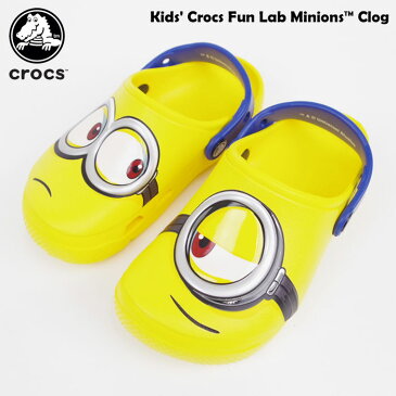 CROCS クロックス サンダル 男の子 女の子 キッズ ミニオン ウォーターサンダル イエロー 119-554 ミニオンズ キャラクター かわいい スリッパ ジュニア 子供 海水浴 プール 水遊び おしゃれ