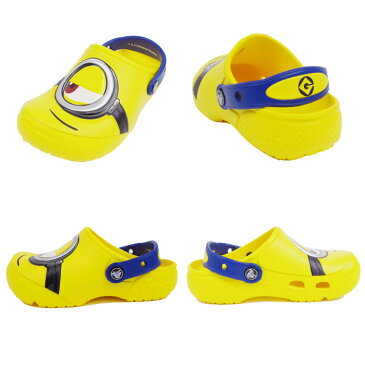 CROCS クロックス サンダル 男の子 女の子 キッズ ミニオン ウォーターサンダル イエロー 119-554 ミニオンズ キャラクター かわいい スリッパ ジュニア 子供 海水浴 プール 水遊び おしゃれ